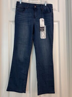 1822 Denim Women's Dark Blue Wide-Leg Jeans